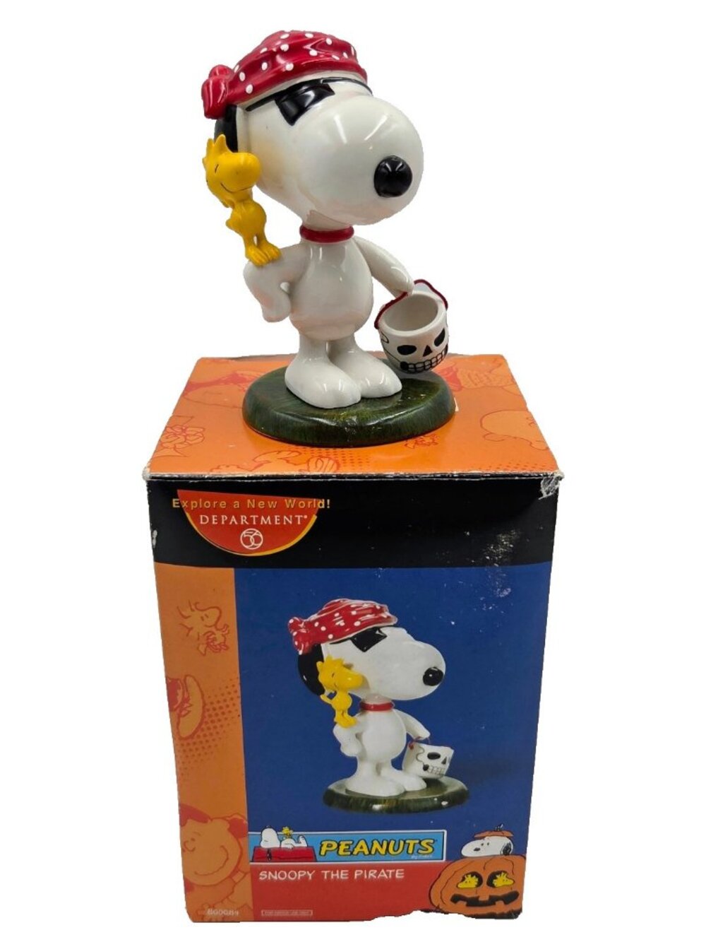 Dept 56 Peanuts Halloween Snoopy The Pirate Read